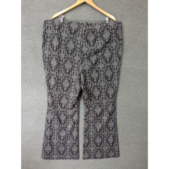 Soft Surroundings Pants Womens 2X Paisley Slight Flare Pull On Stretch Bootcut - Picture 8 of 12